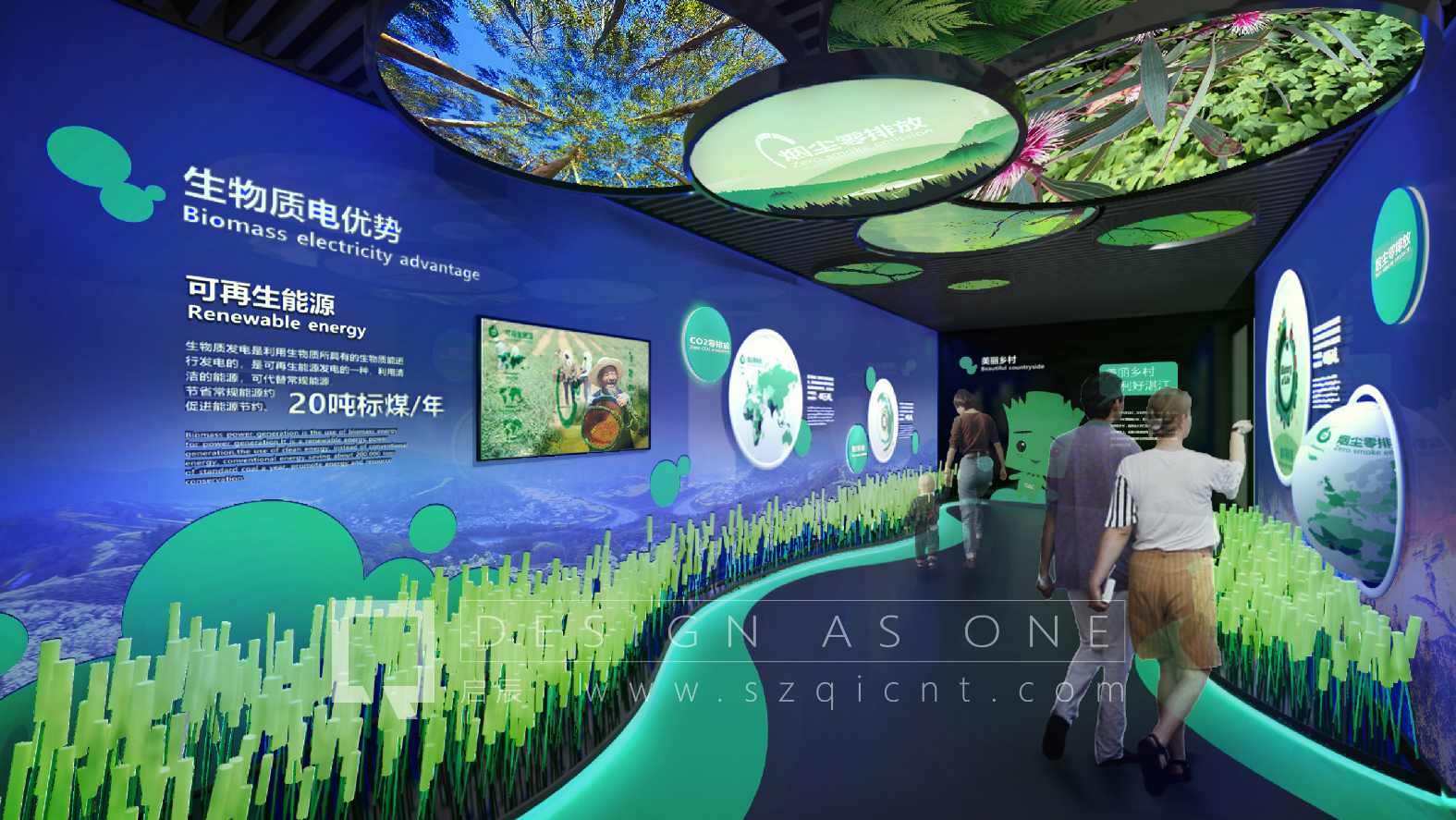 數字化展廳設計種的互動(dòng)地圖、沙盤(pán)投影展示